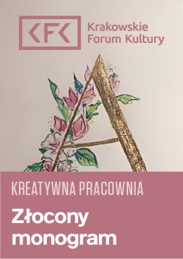 Złocony monogram | Kreatywna Pracownia
